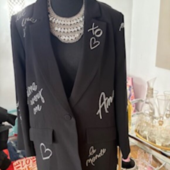 Cinq a Sept Cindie embellished blazer - Picture 4 of 7